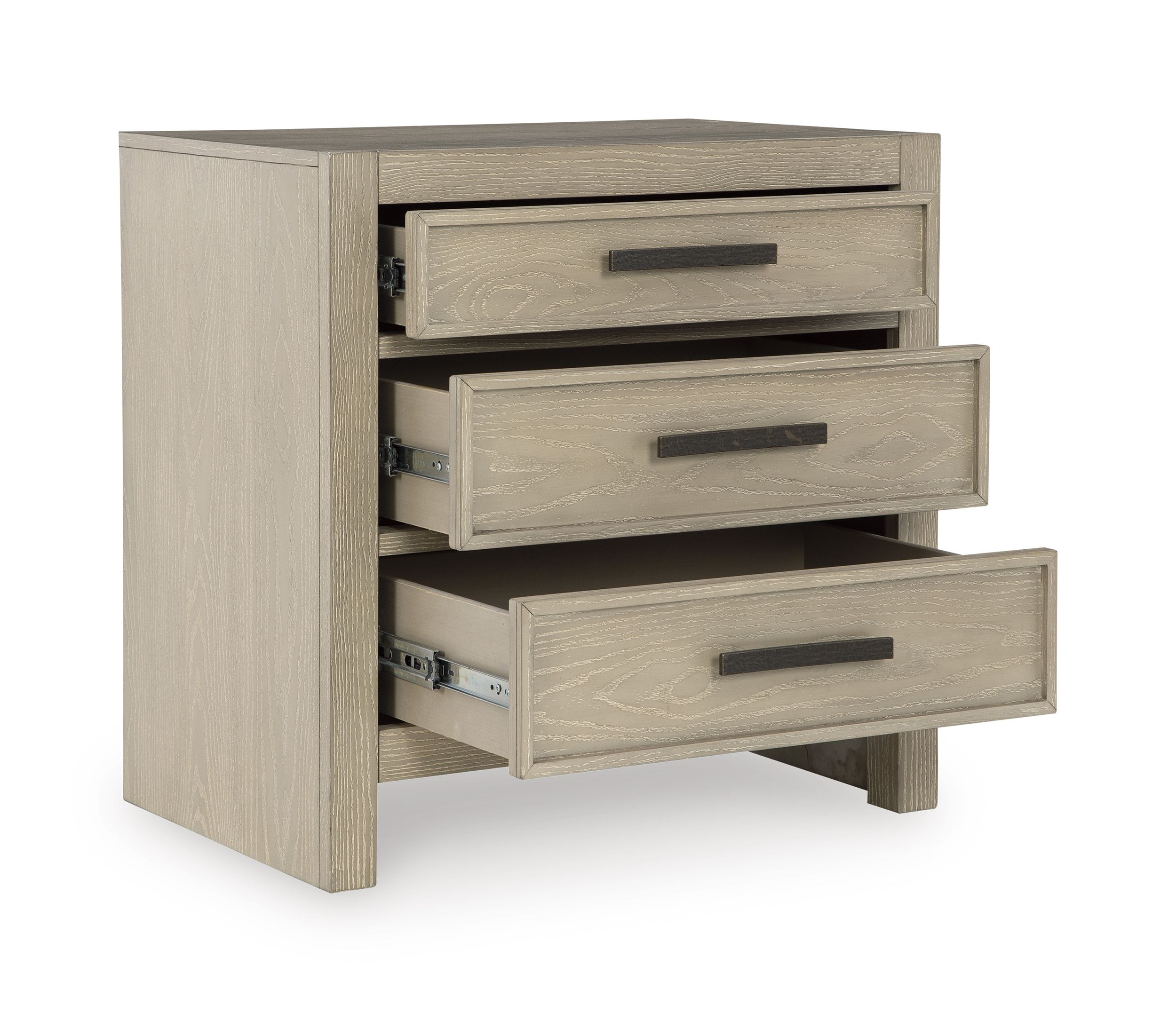 Calmoro Three Drawer Nightstand