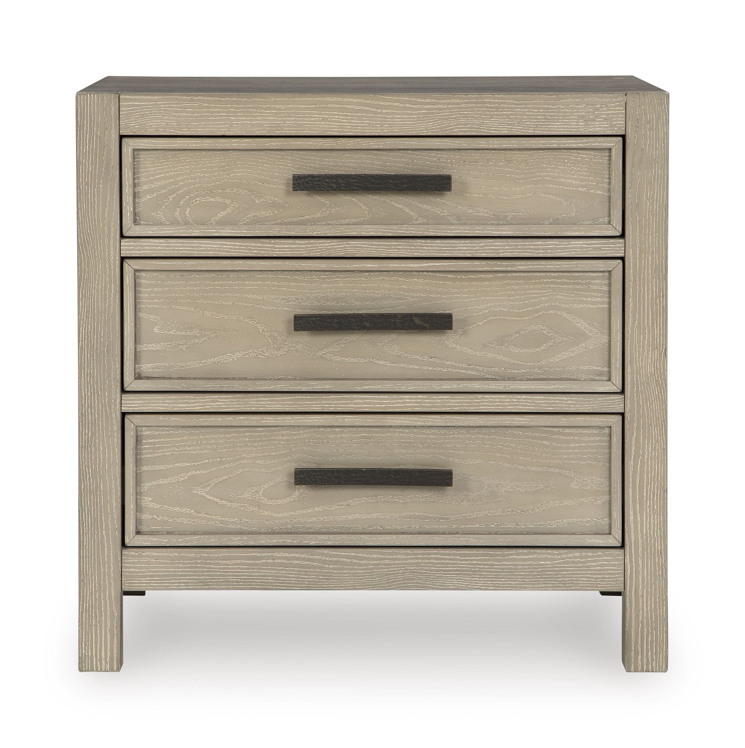 Calmoro Three Drawer Nightstand