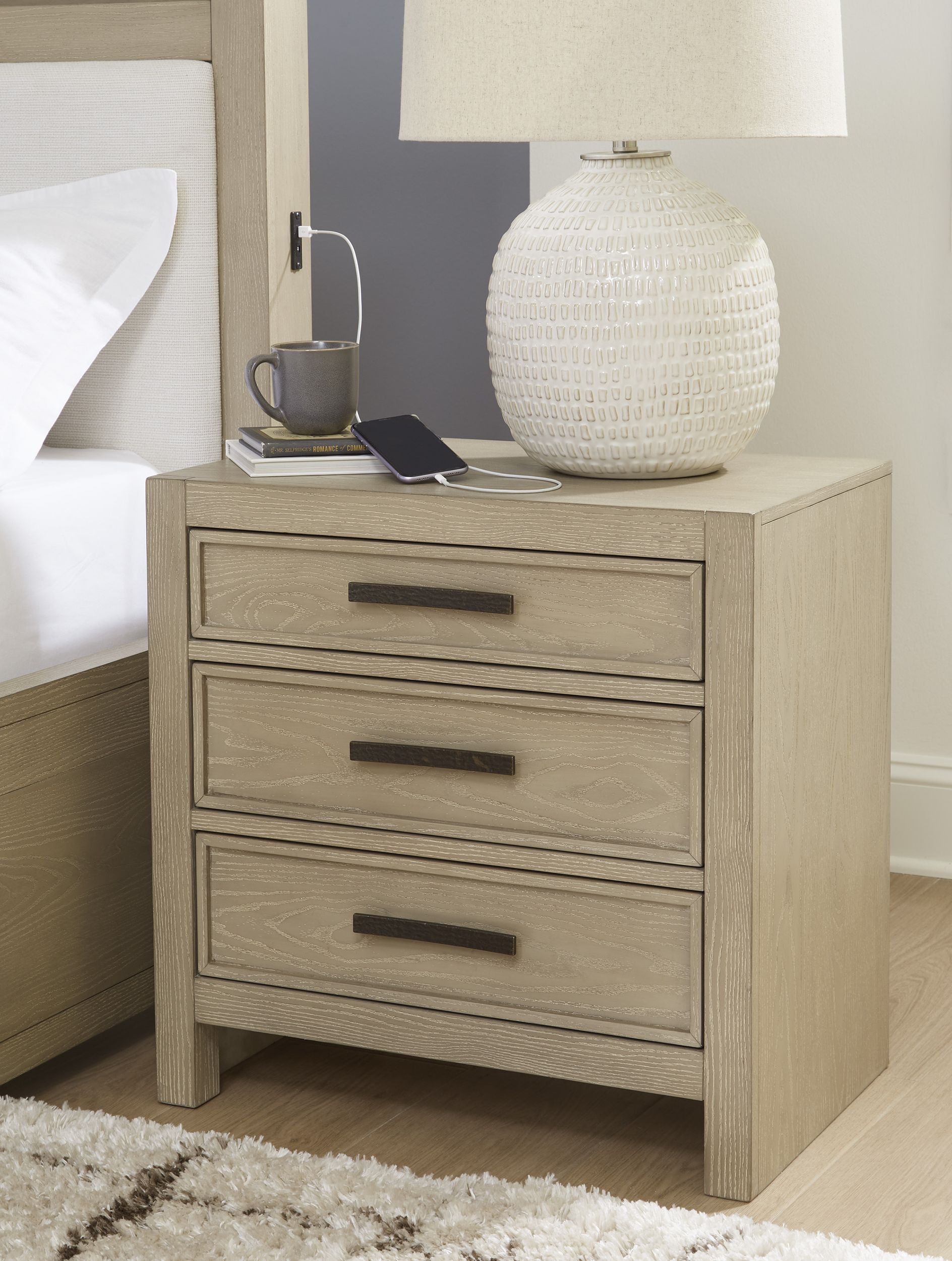 Calmoro Bookcase Storage Bedroom Set