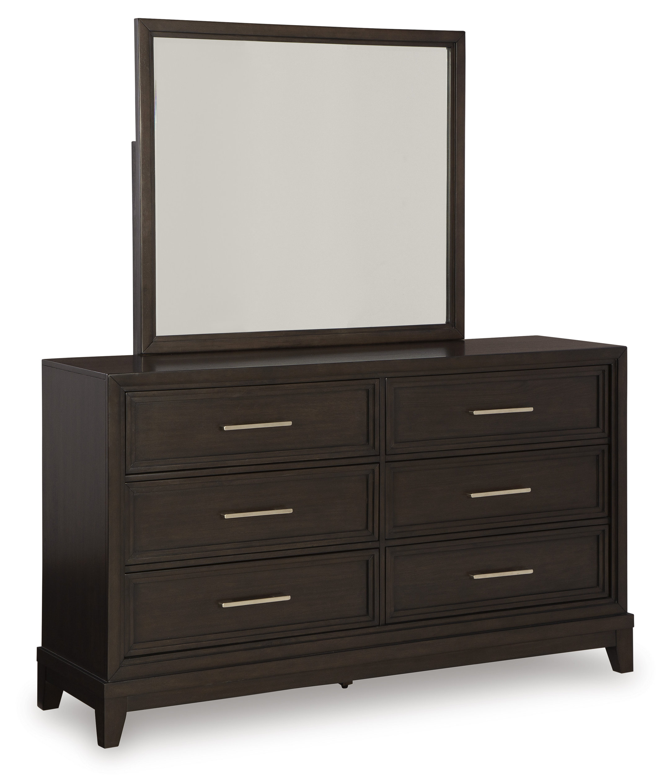 Neymorton Wood Double Dresser w/6 Drawers