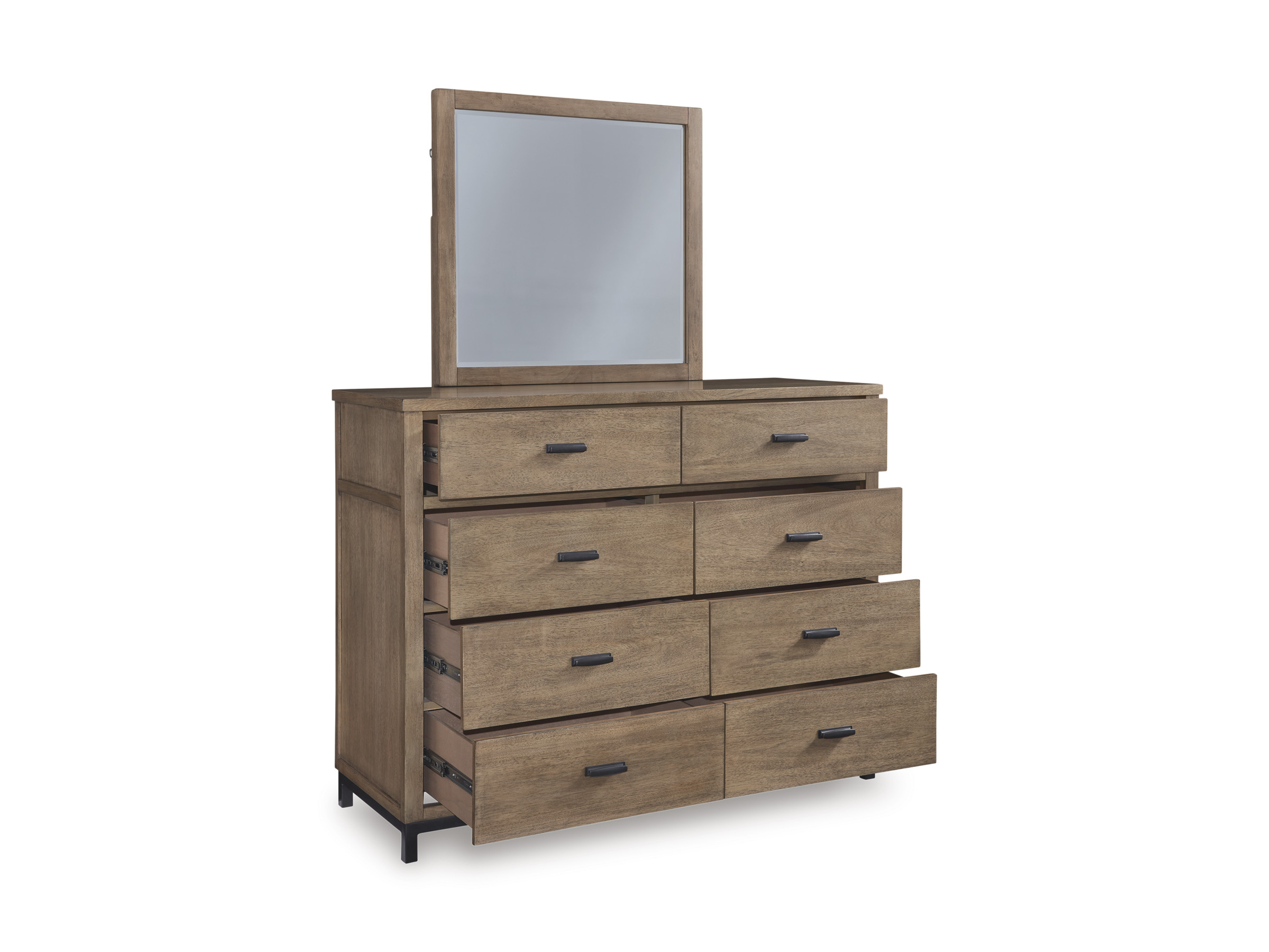 Tomtyn Wood Double Dresser w/8 Drawers