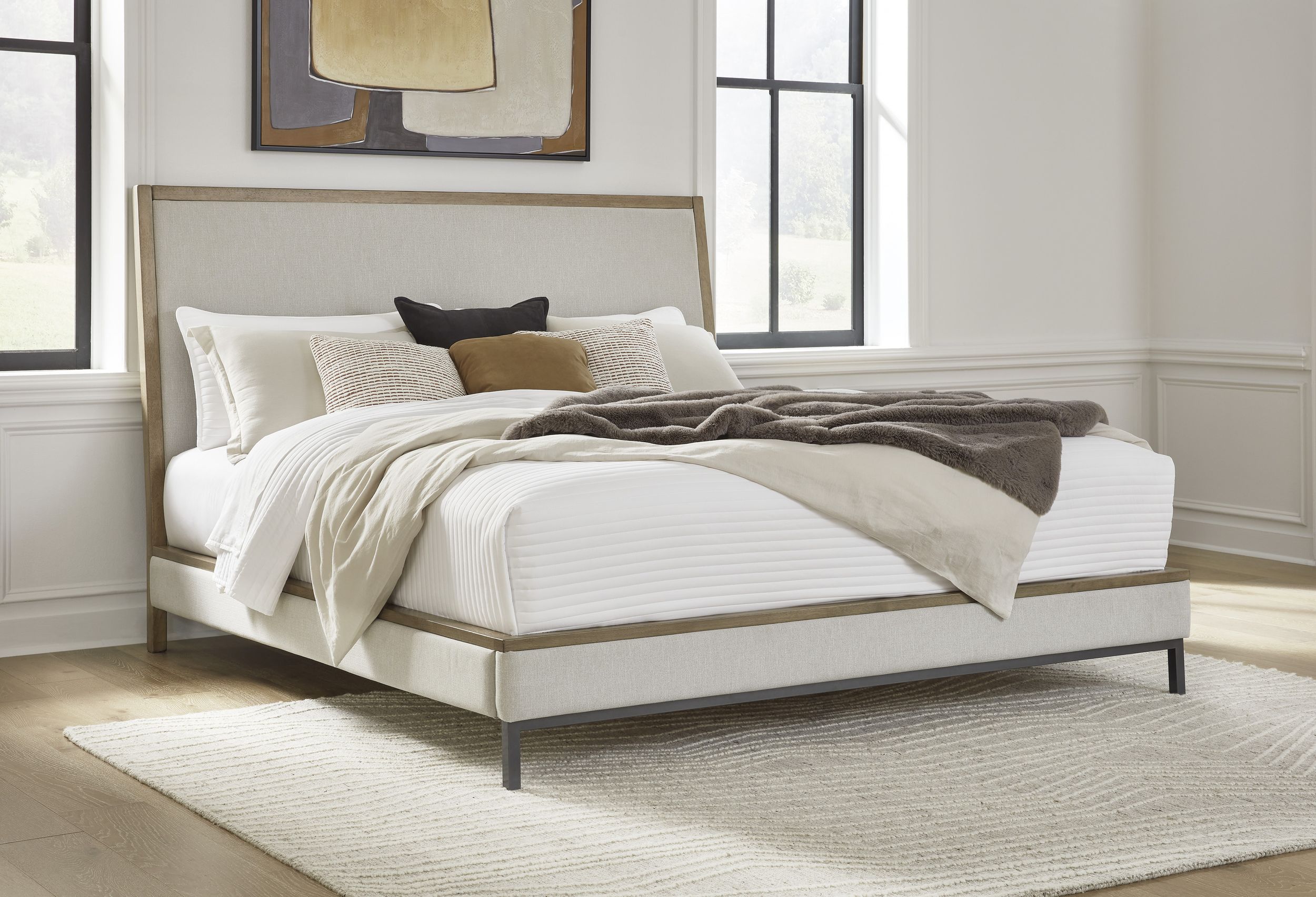 Tomtyn Upholstered Platform Bed, California King Size