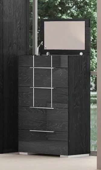 B632 Storage Platform Bedroom Set with LED Light