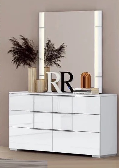 B632 Storage Platform Bedroom Set with LED Light