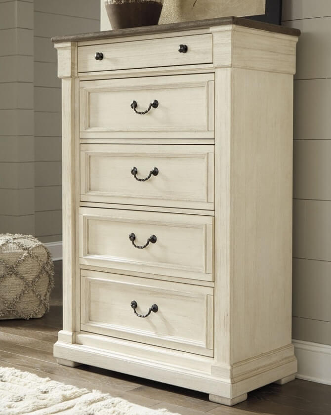 Bolanburg Wood White/Oak Chest by Ashley Furniture