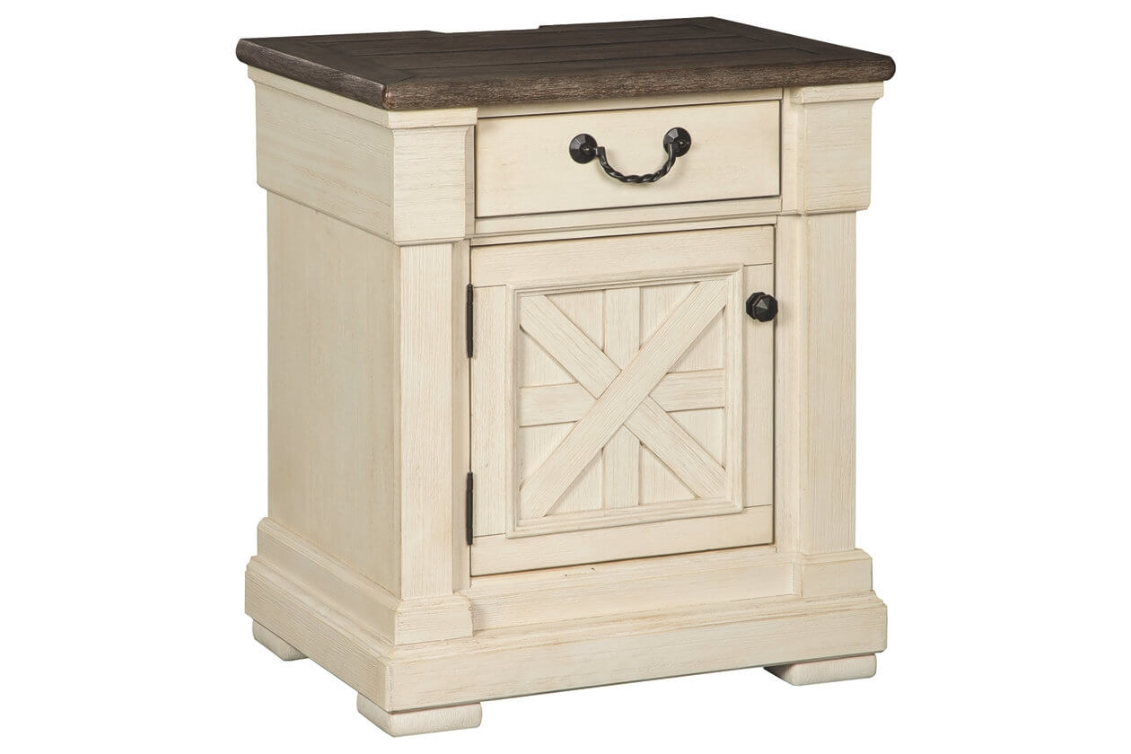Ashley SM Bolanburg Wood Panel Bedroom Set