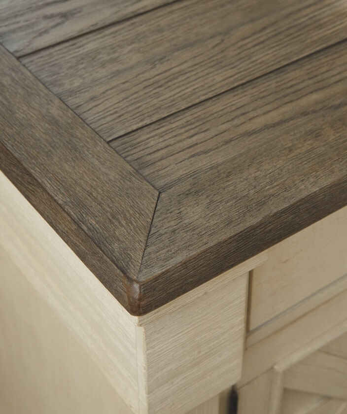 Ashley SM Bolanburg Wood Nightstand w/USB Ports