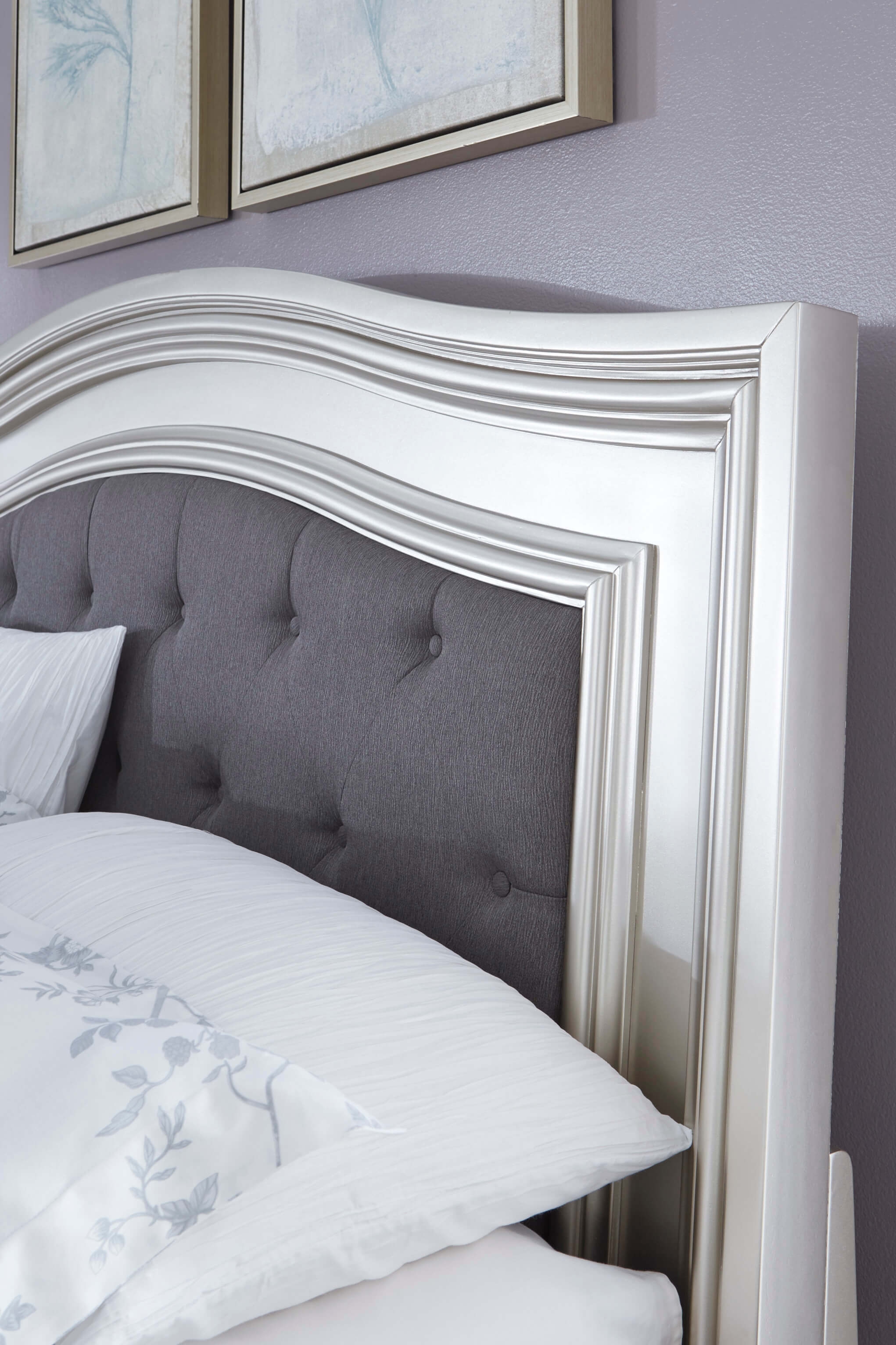 Coralayne Fabric Panel Bed