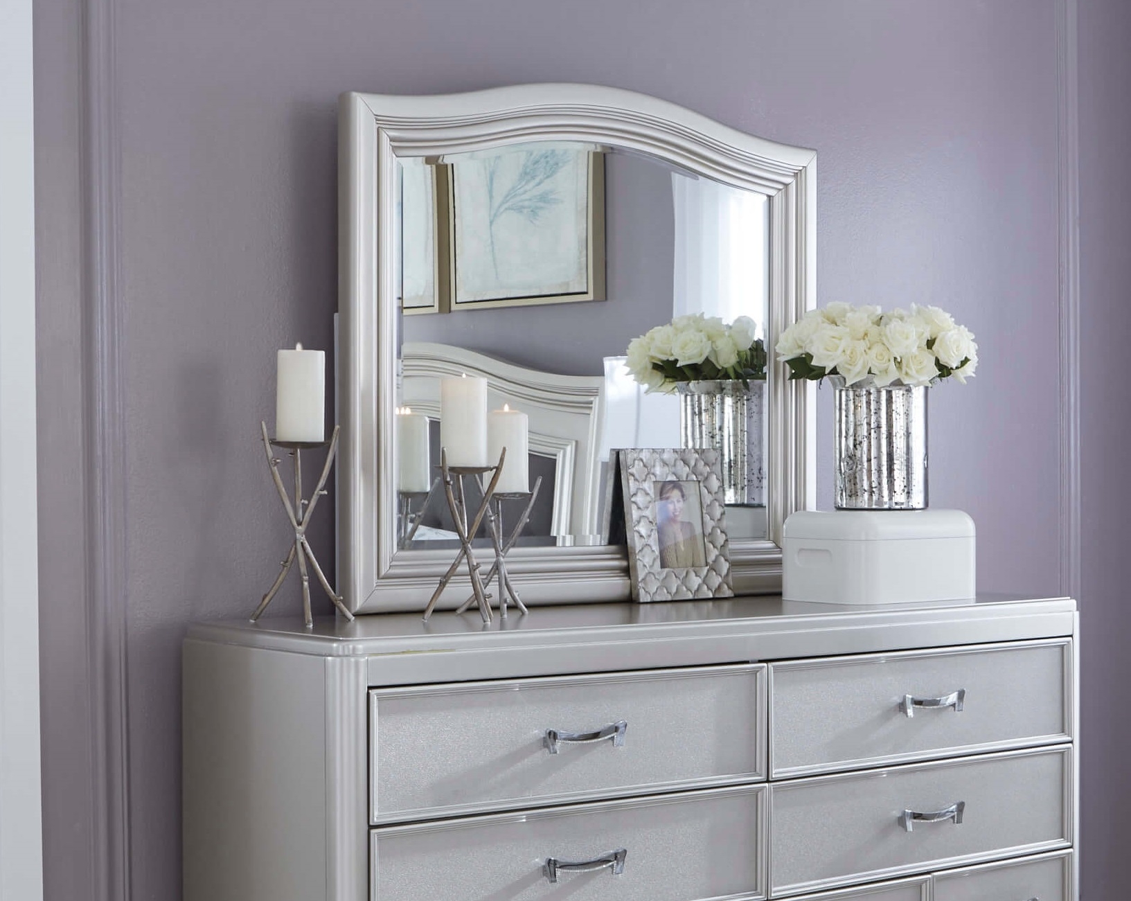 Ashley SM Coralayne Wood Mirror