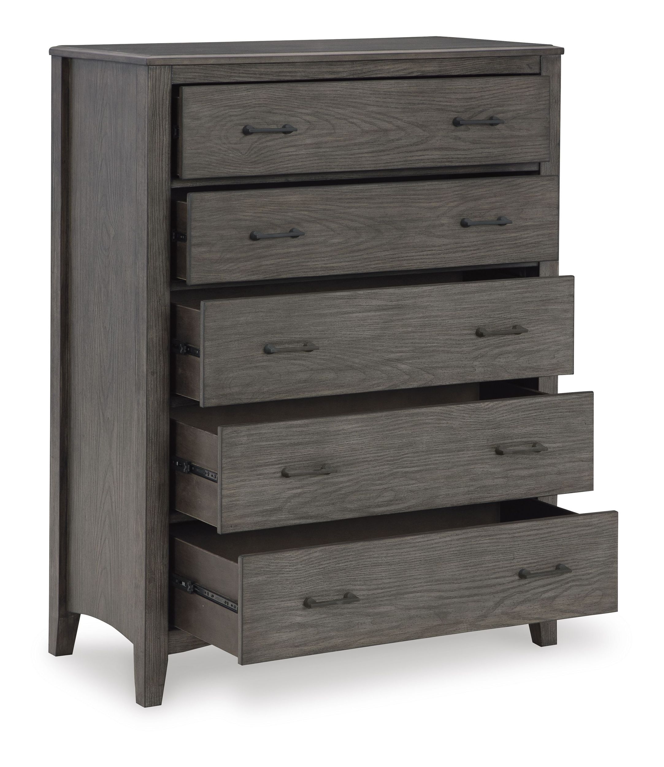 Montillan 5-Drawer Wood Veneer Chest