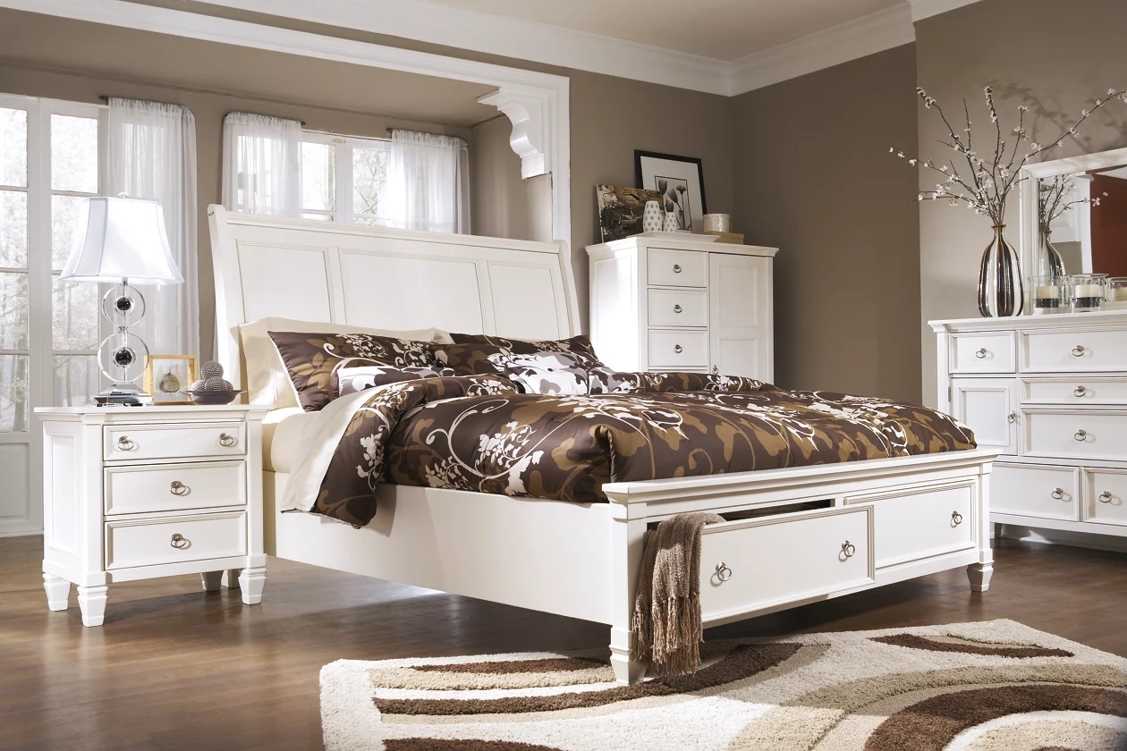 Prentice SM Sleigh Storage Bedroom Set