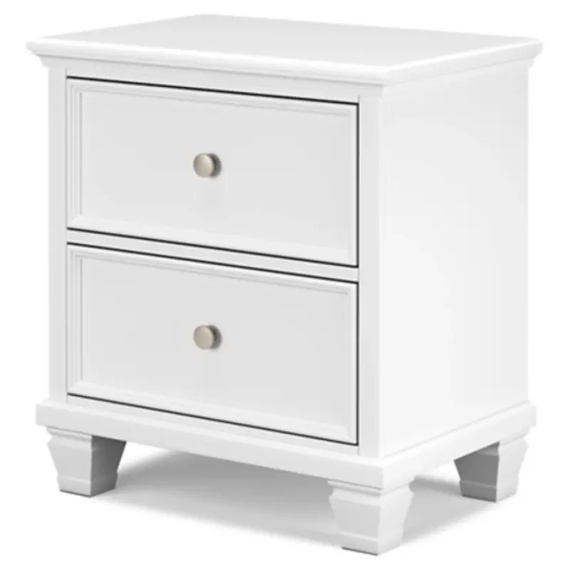 SM Fortman Wood Nightstand w/2 Drawers