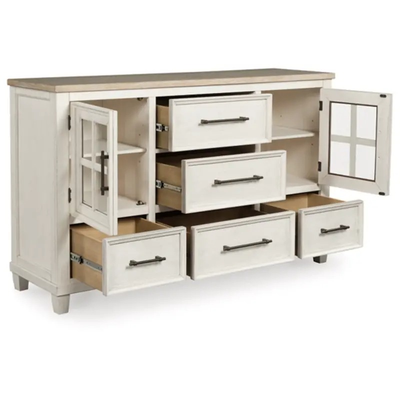 SM Shaybrock Wood Panel Bedroom Set