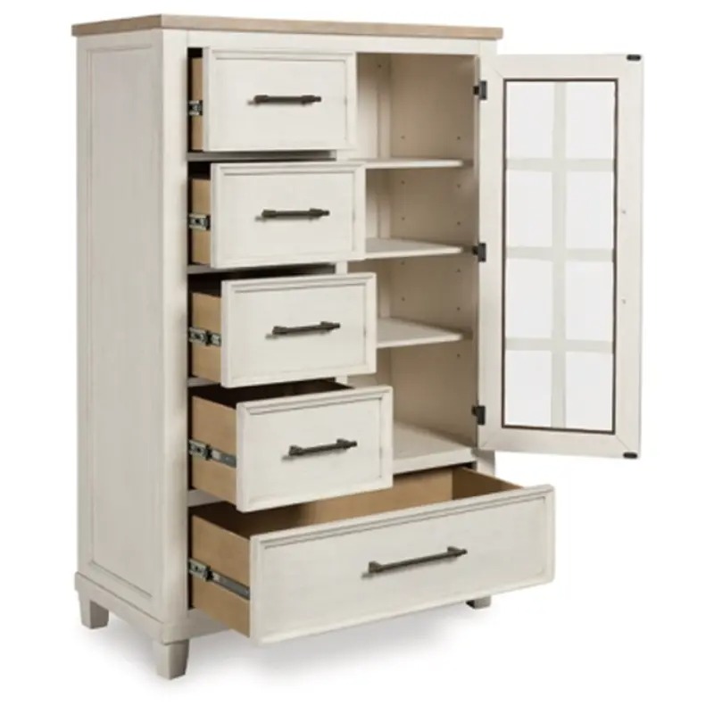 SM Shaybrock Wood Panel Bedroom Set