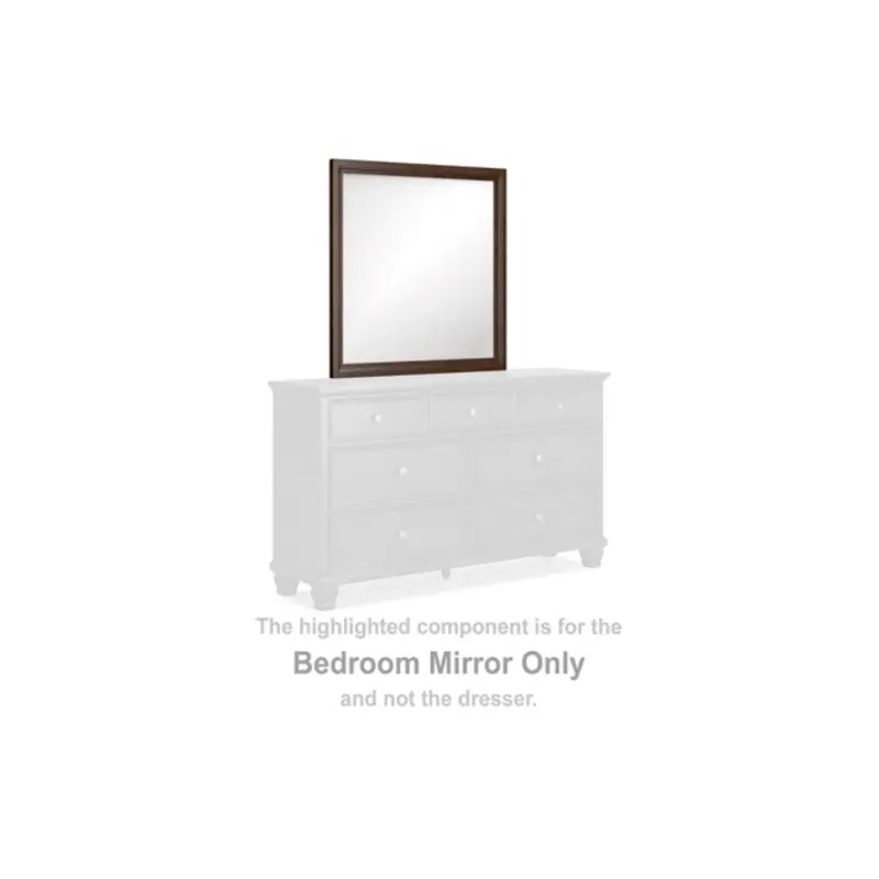 SM Danabrin Wood/Glass Mirror