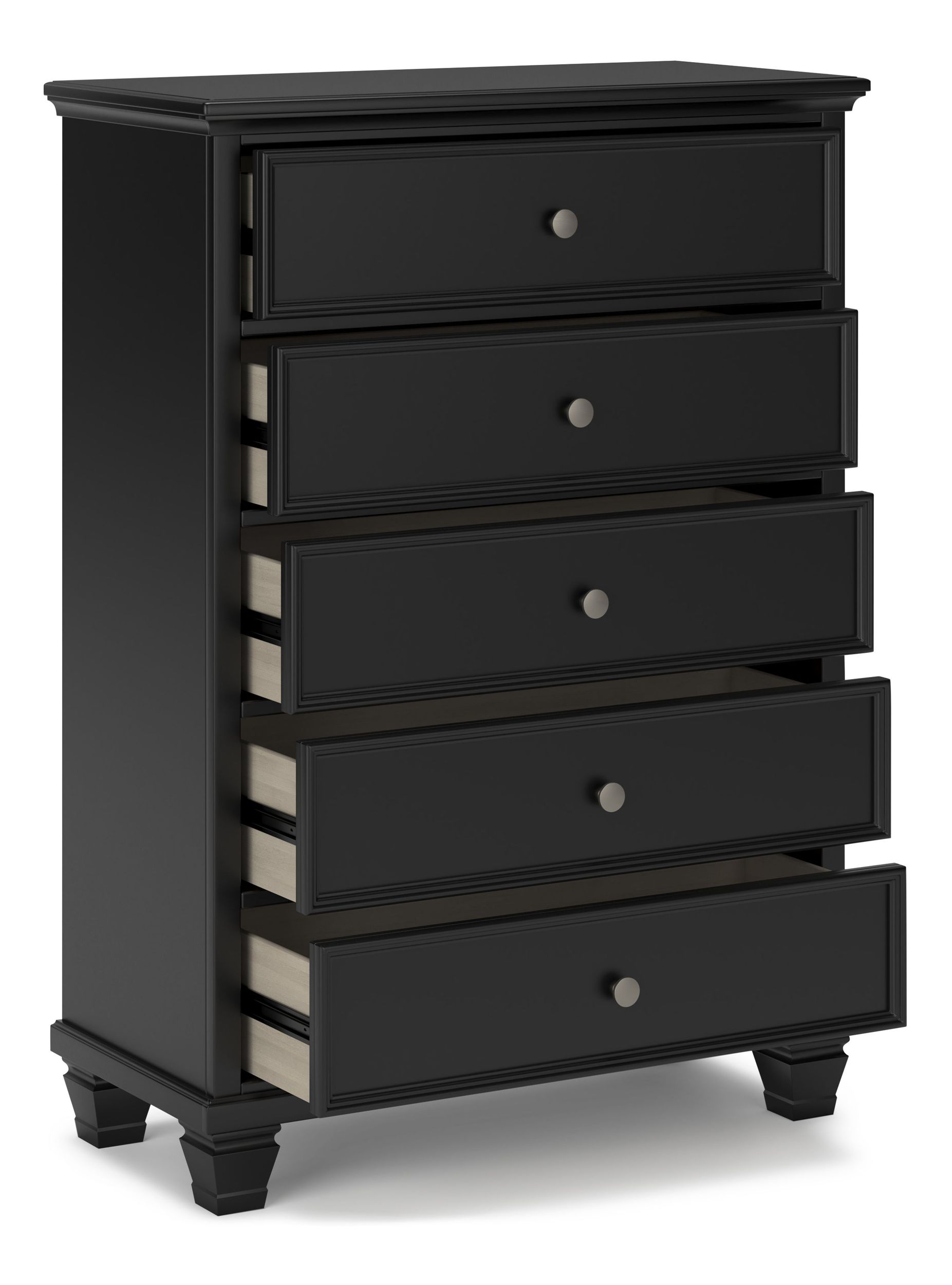 Lanolee 5-Drawer Wood Veneer Chest