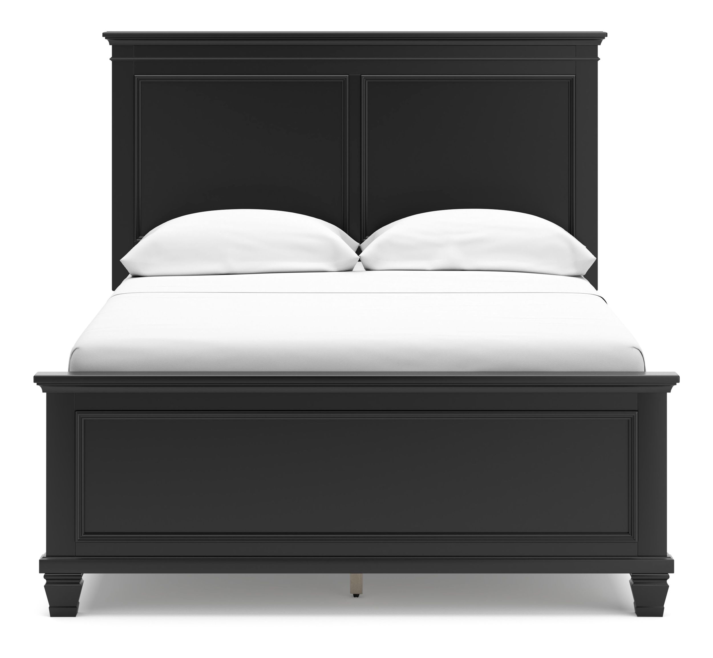 Lanolee Wood Veneer Full Size Panel Bed