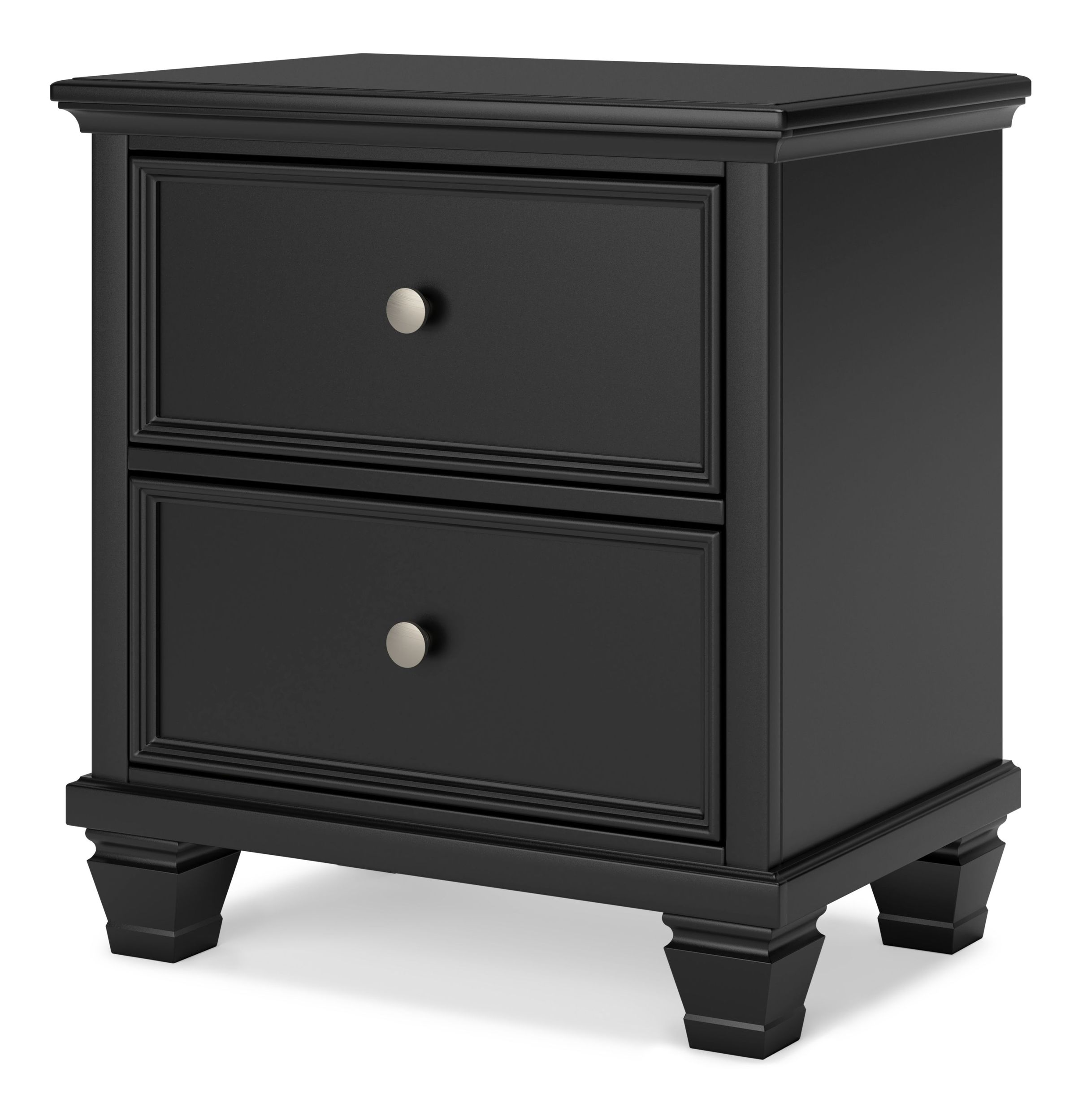 Lanolee 2-Drawer Wood Veneer Nightstand