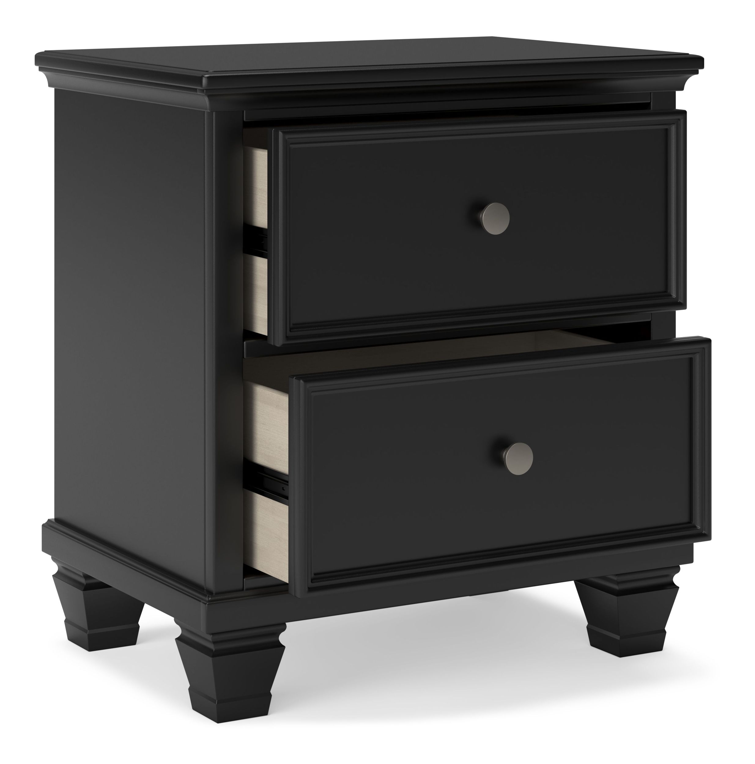 Lanolee 2-Drawer Wood Veneer Nightstand