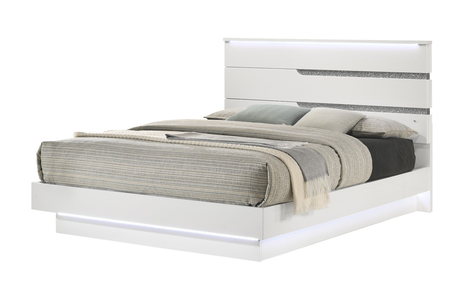 Contemporary Paradox King Panel Bed