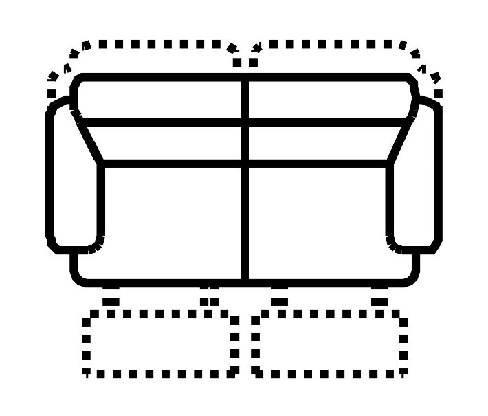 Donato Leather Loveseat