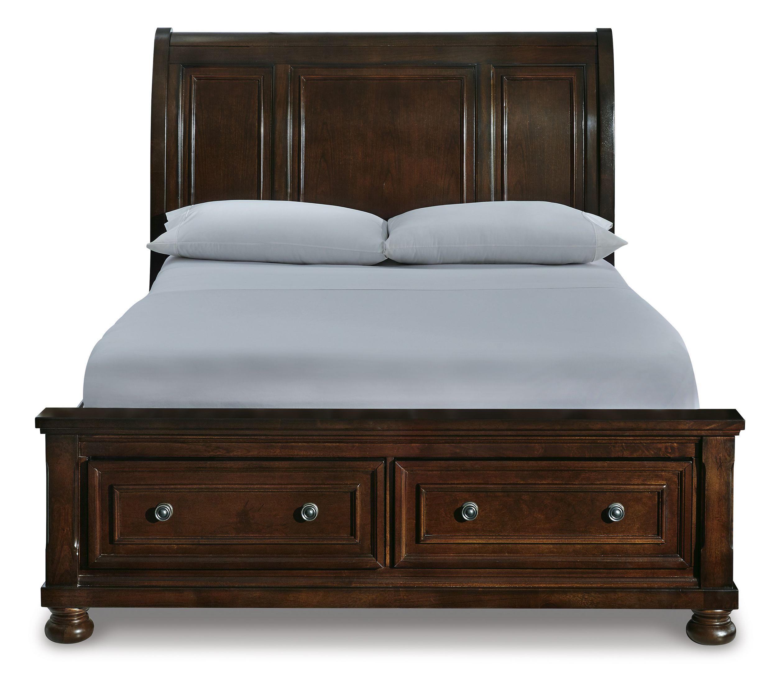 Ashley SM Porter Wood Sleigh Storage Bed