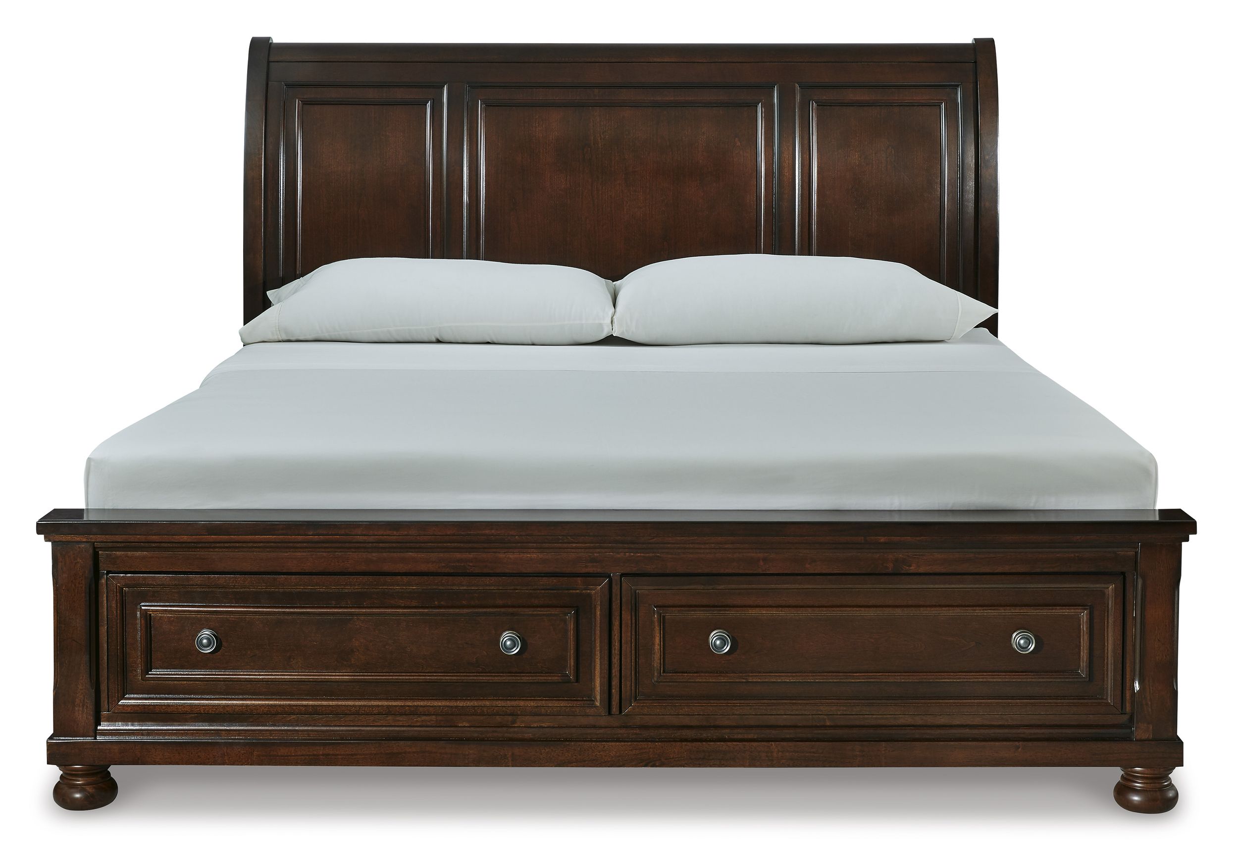 Ashley SM Porter Wood Sleigh Storage Bed