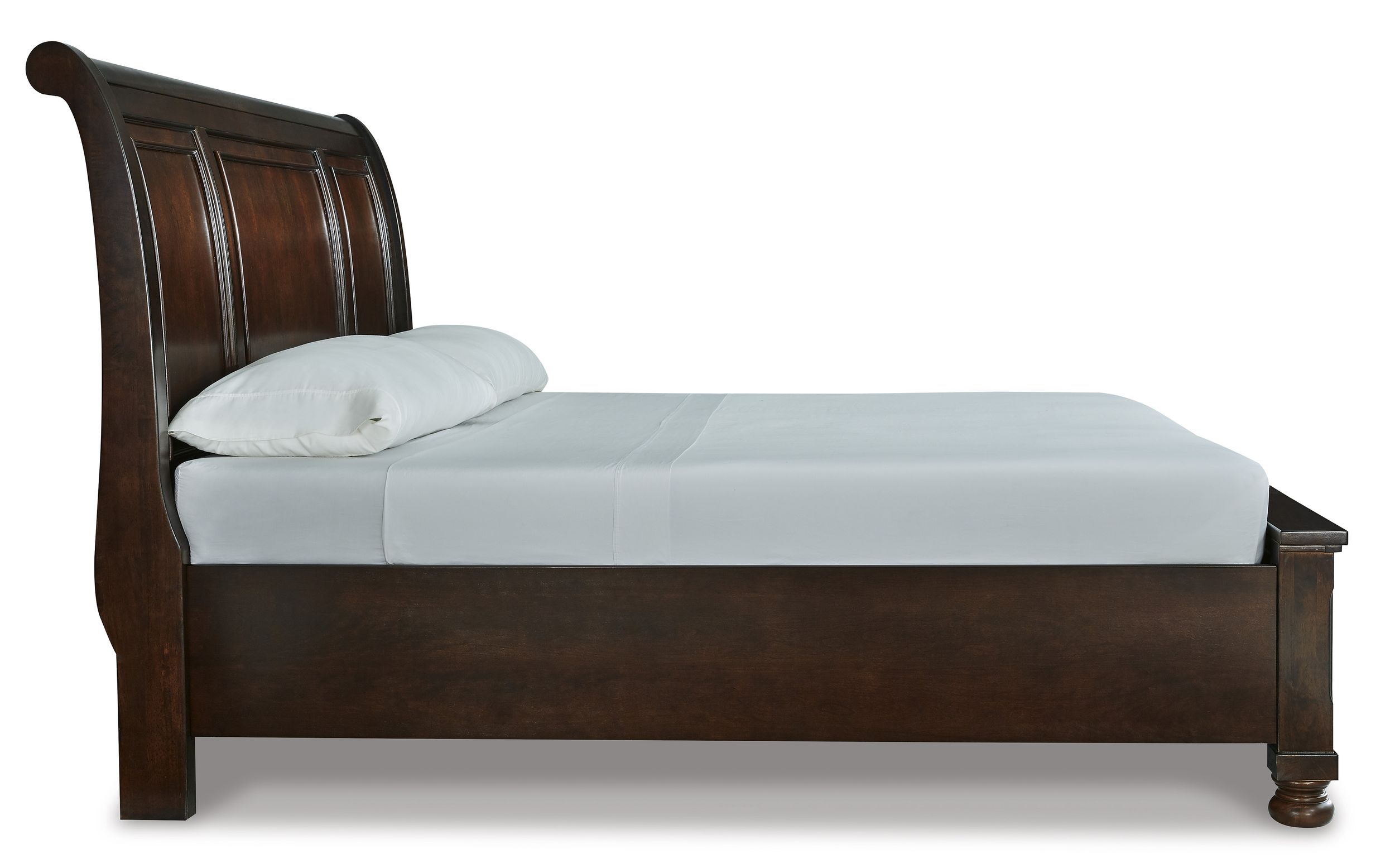 Ashley SM Porter Wood Sleigh Storage Bed