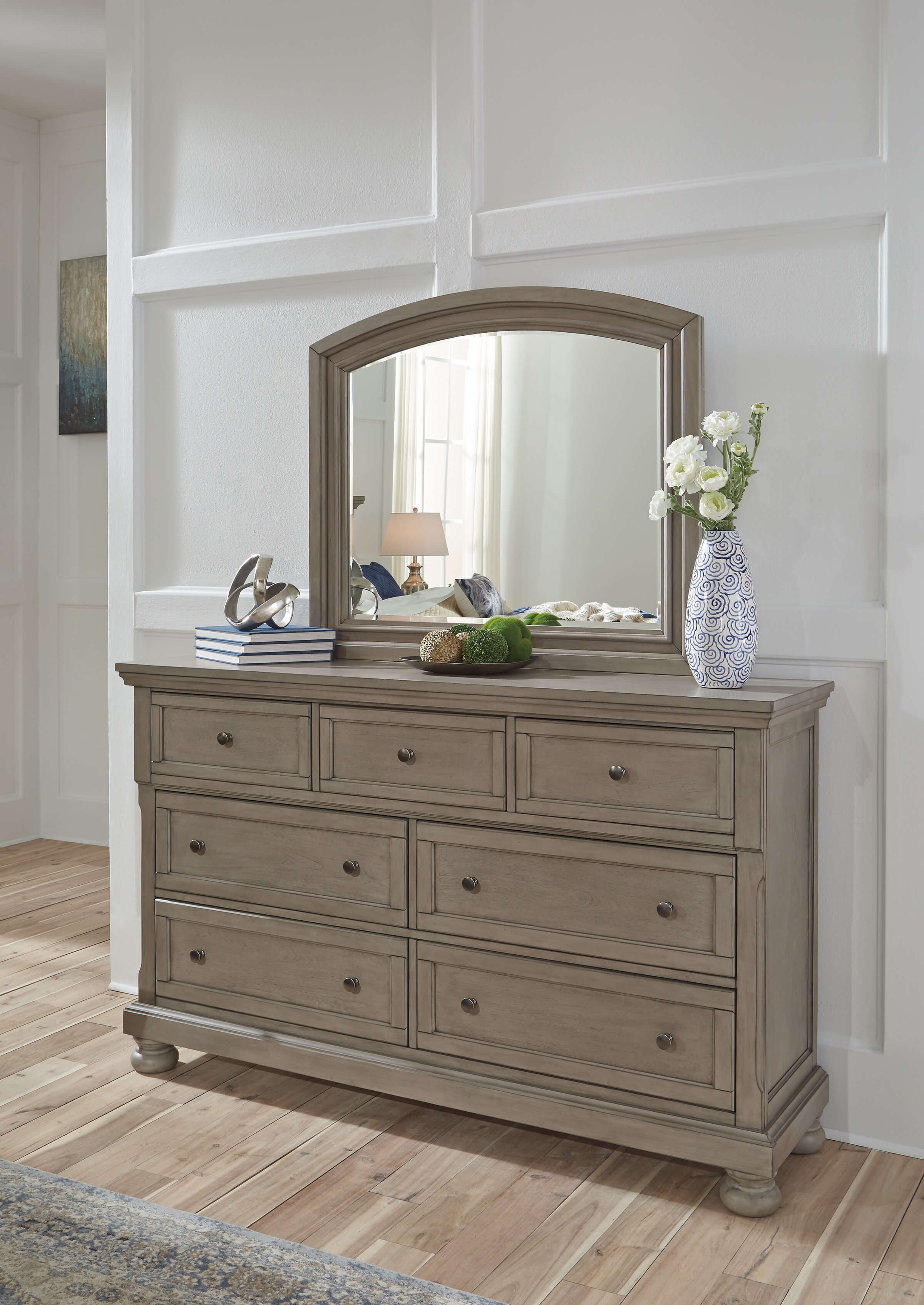 SM Lettner Wood Storage Panel Bedroom Set