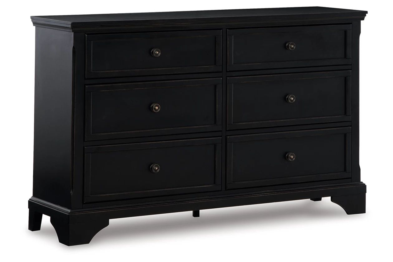 Ashley SM Chylanta Wood Veneer Sleigh Bedroom Set