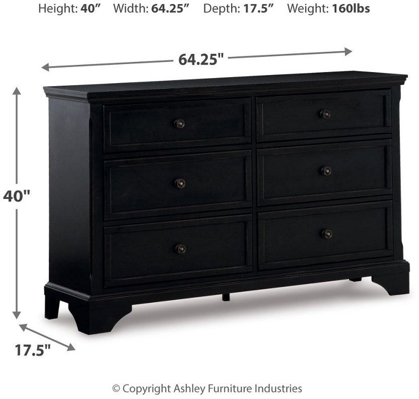 Ashley SM Chylanta Wood Veneer Sleigh Bedroom Set