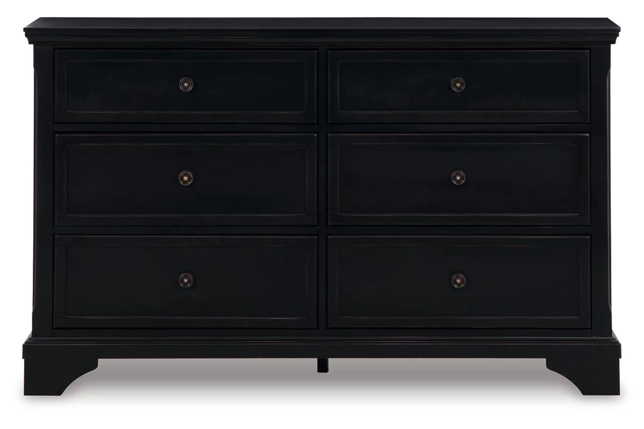 Ashley SM Chylanta Wood Veneer Sleigh Bedroom Set