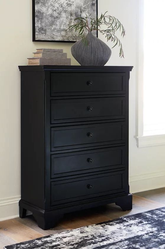 Ashley SM Chylanta 5-Drawer Wood Veneer Chest