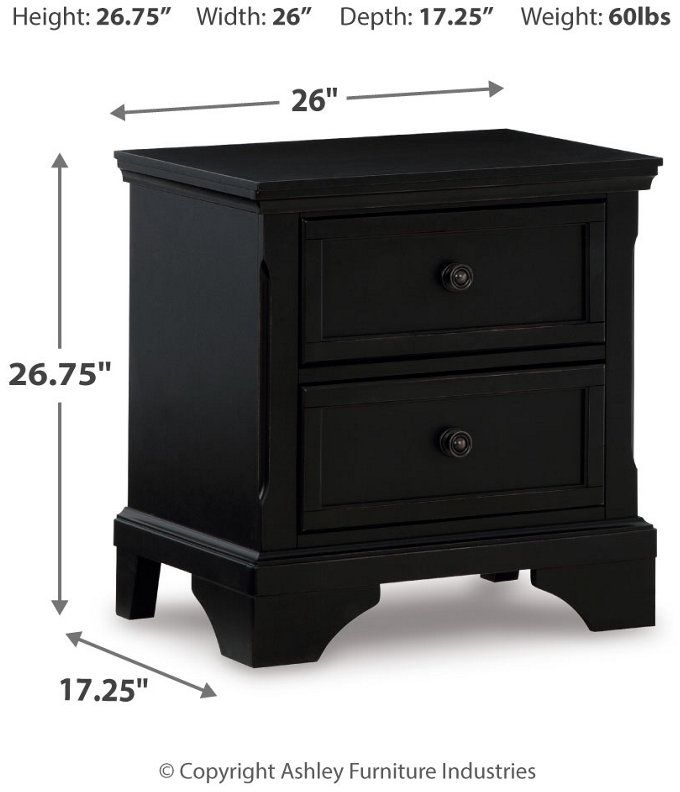 Ashley SM Chylanta Wood Veneer Sleigh Bedroom Set