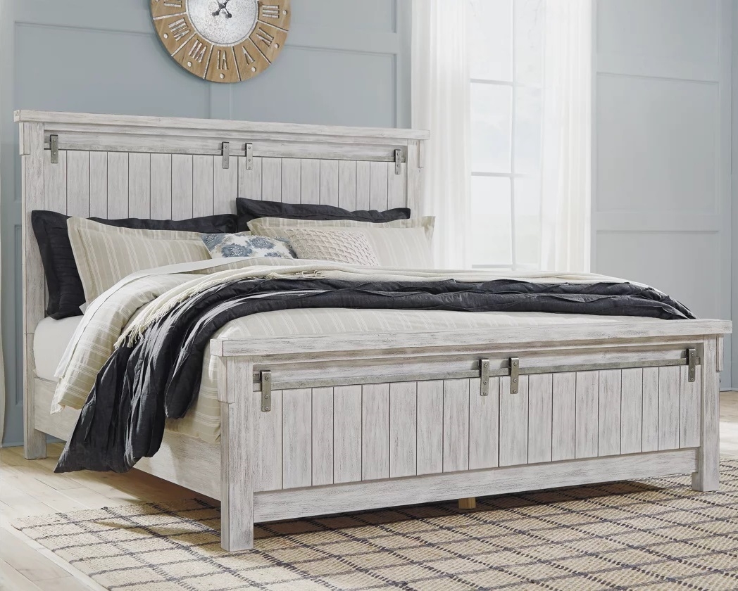 Ashley SM Brashland Wood Panel Bed, King Size