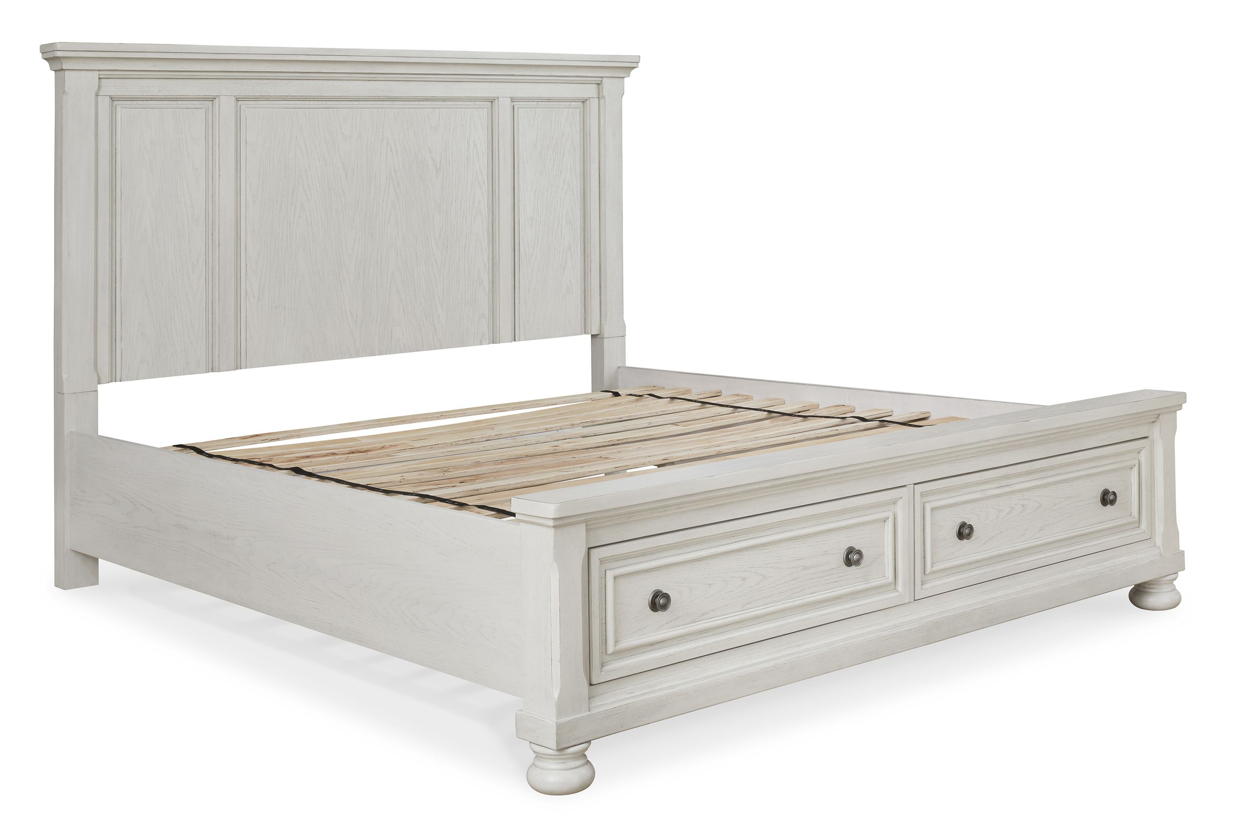 Robbinsdale Wood Veneer Panel Bed Storage