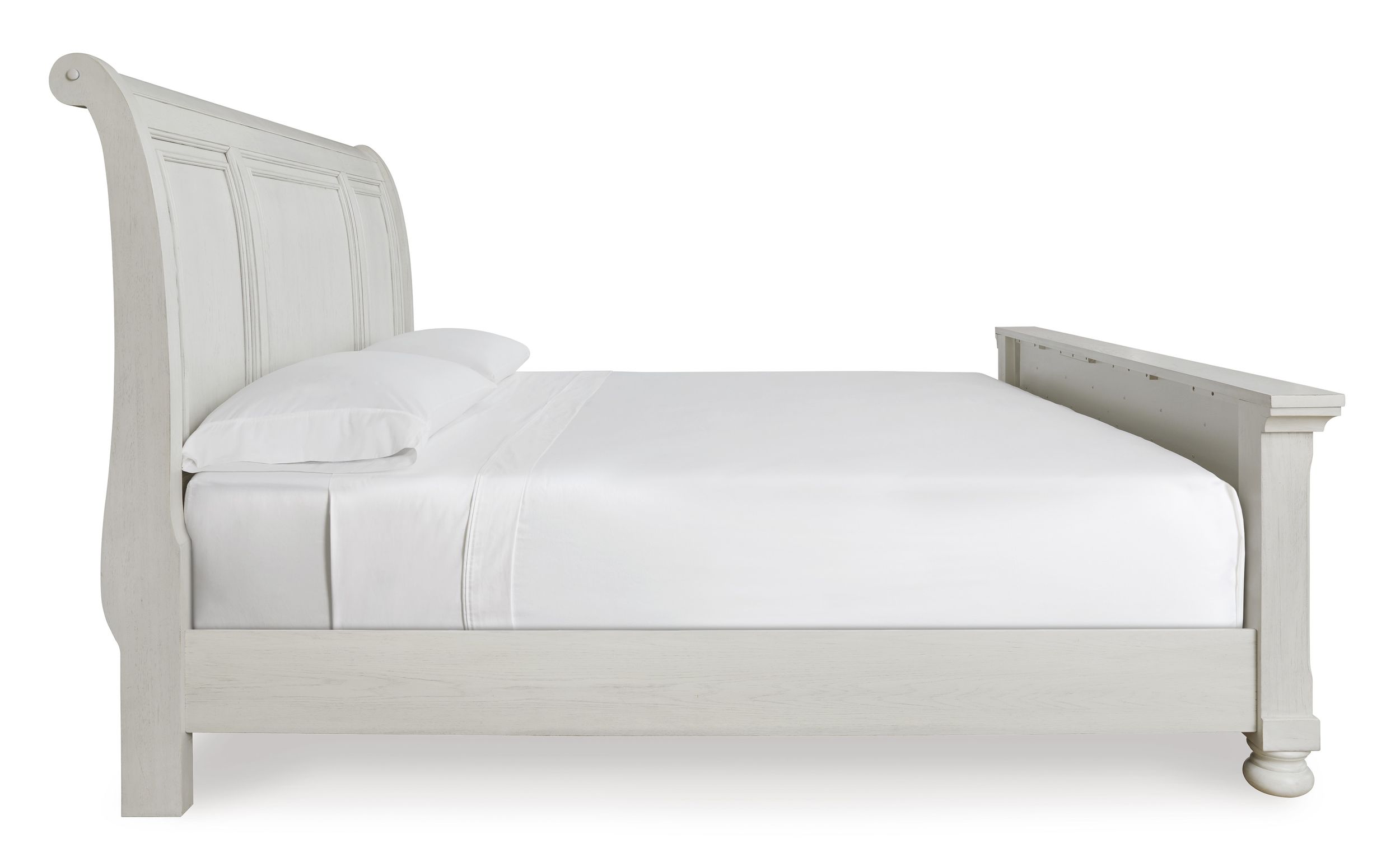 Robbinsdale Wood Veneer Sleigh Bed