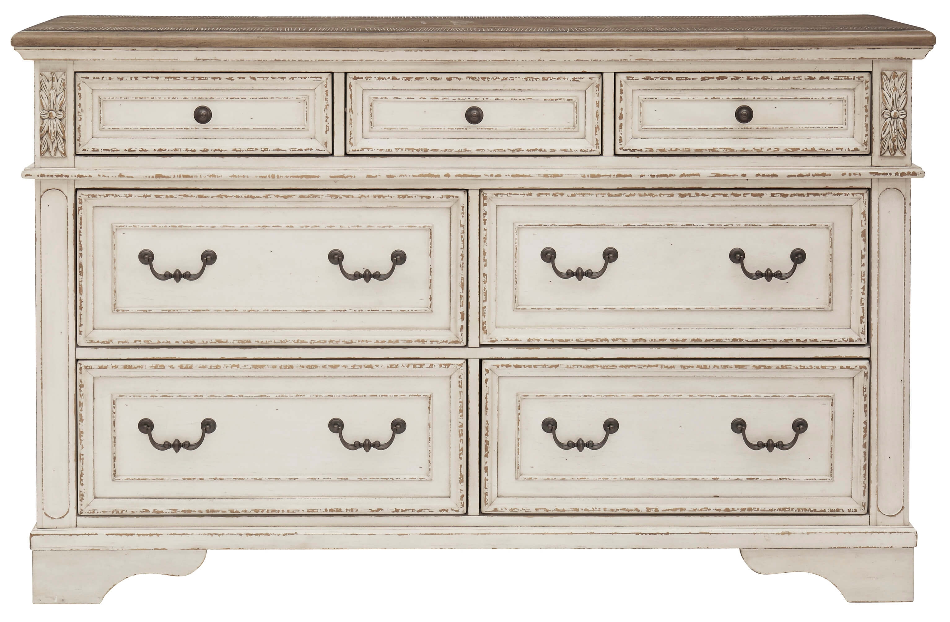 SM Realyn Wood 7-Drawer Dresser