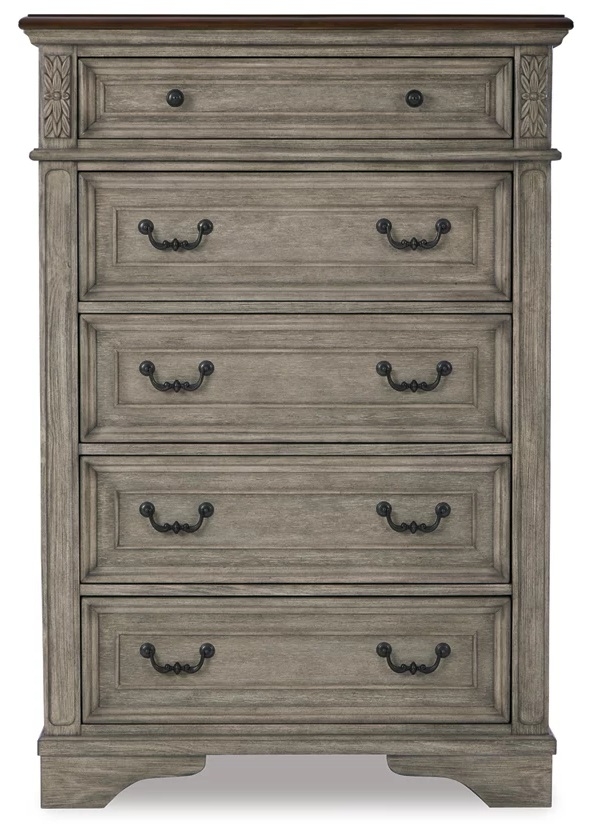 Ashley SM Lodenbay Wood Chest w/5 Drawers