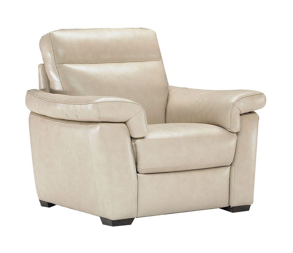 Brivido Fabric/Leather Armchair & A Half