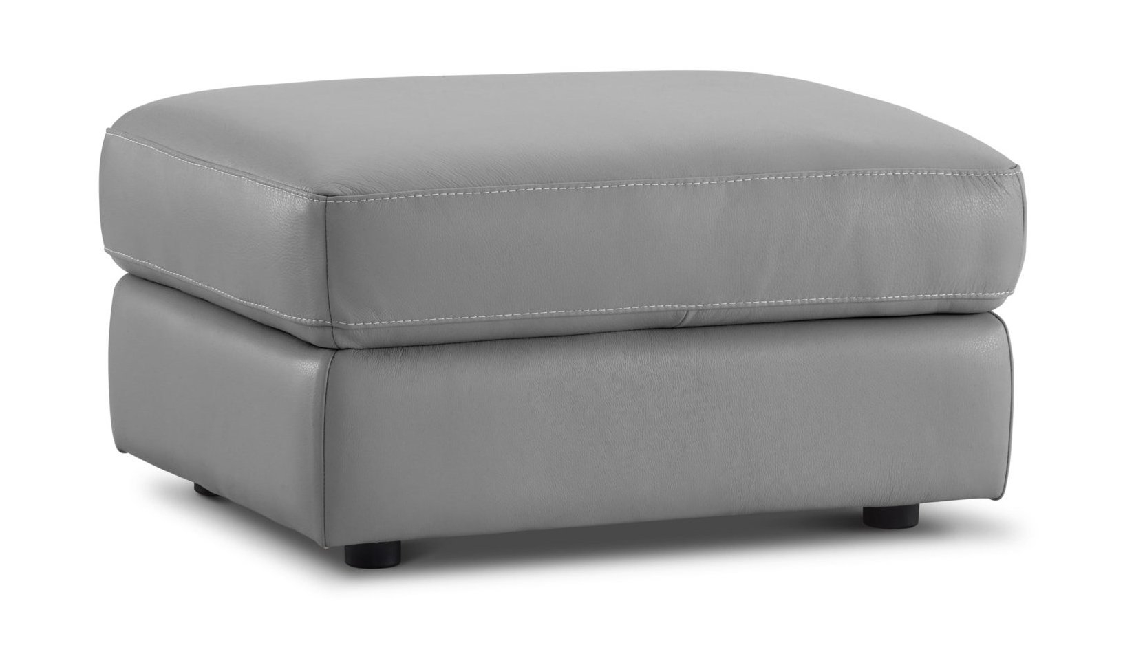 Natuzzi Brivido Fabric Platinum Ottoman
