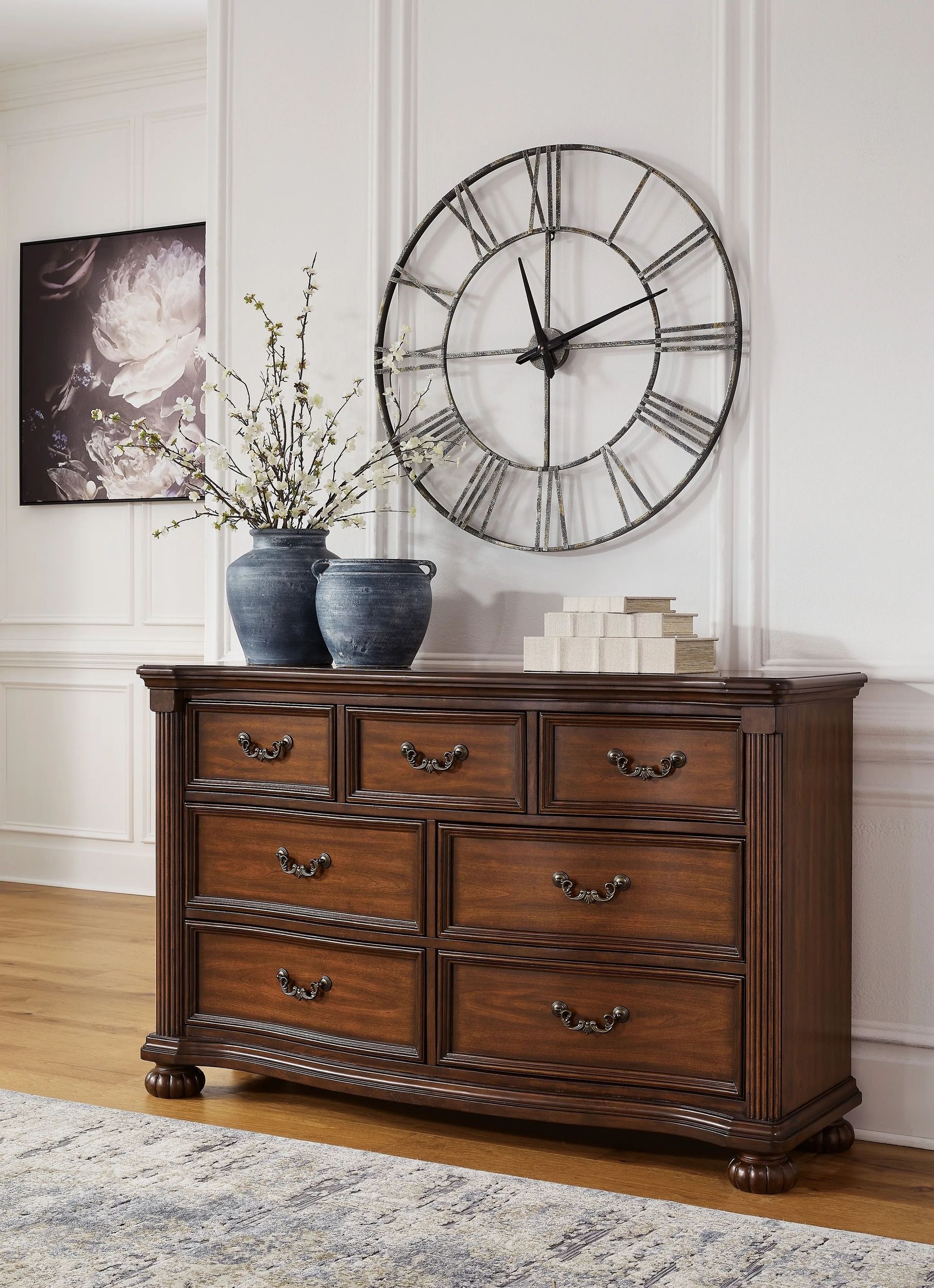 Ashley SM Lavinton Wood Poster Bedroom Set