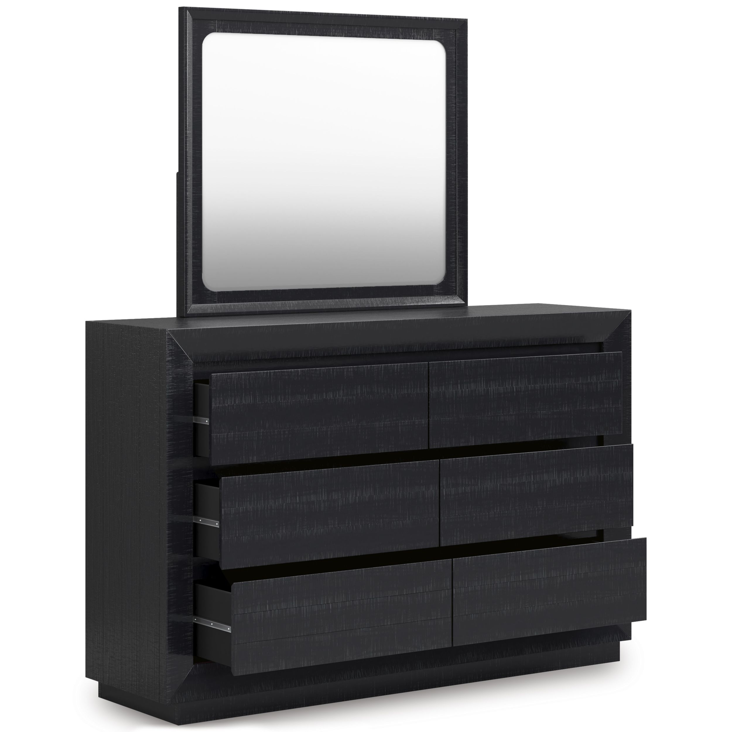 Londer Wood Double Dresser w/6 Drawers