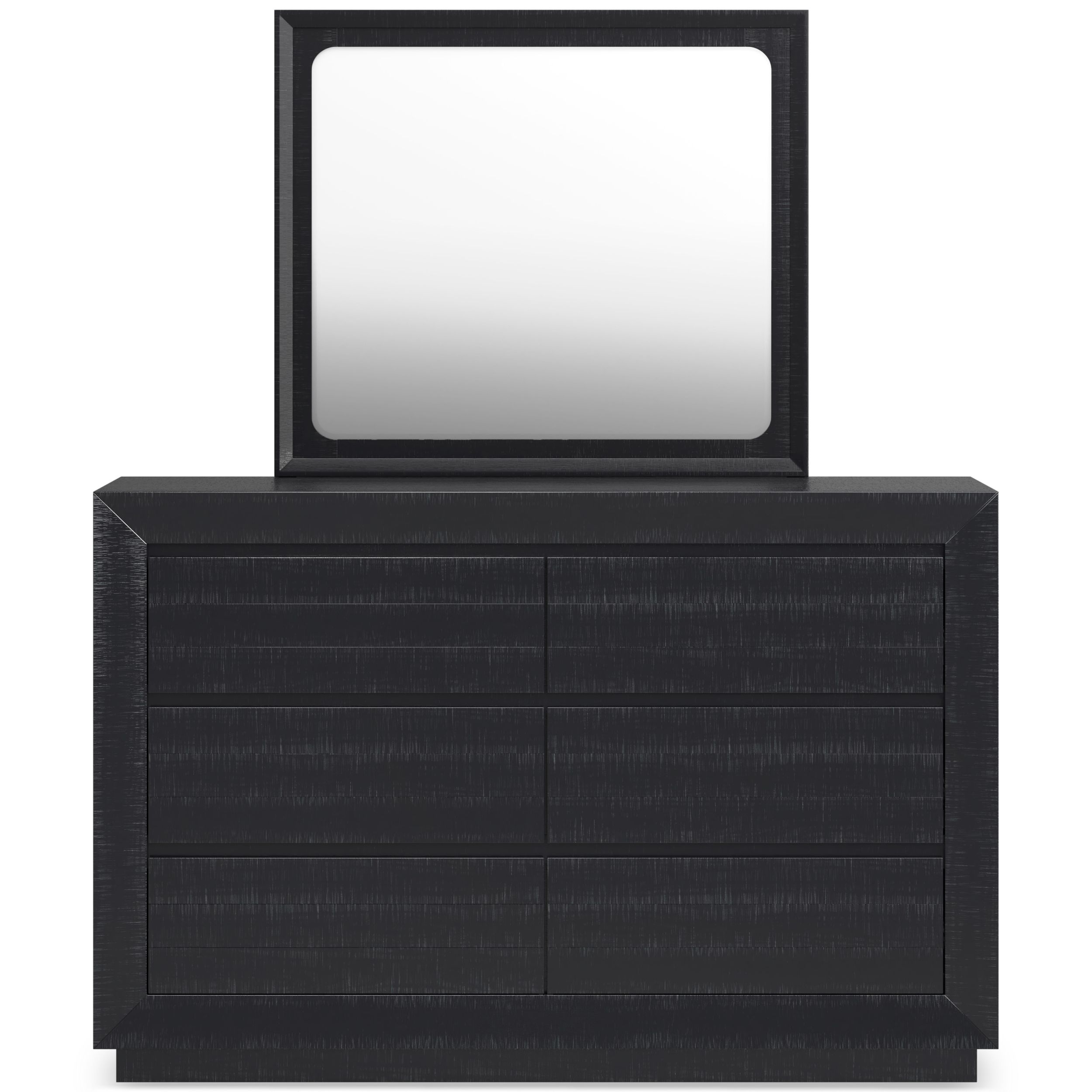 Londer Wood Double Dresser w/6 Drawers