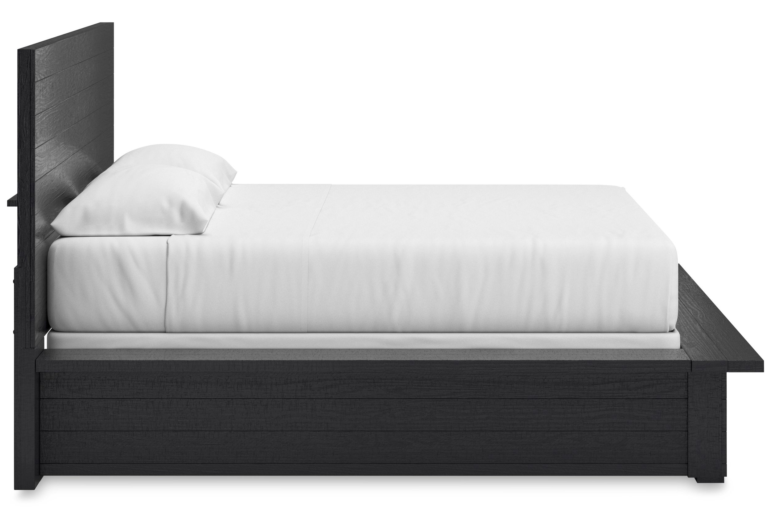 Londer Wood Panel Bed, King Size