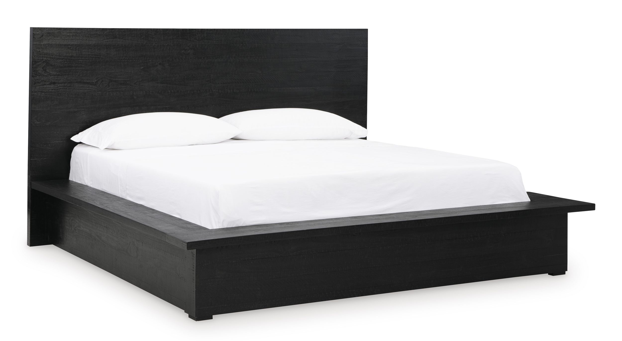 Londer Wood Panel Bed, King Size