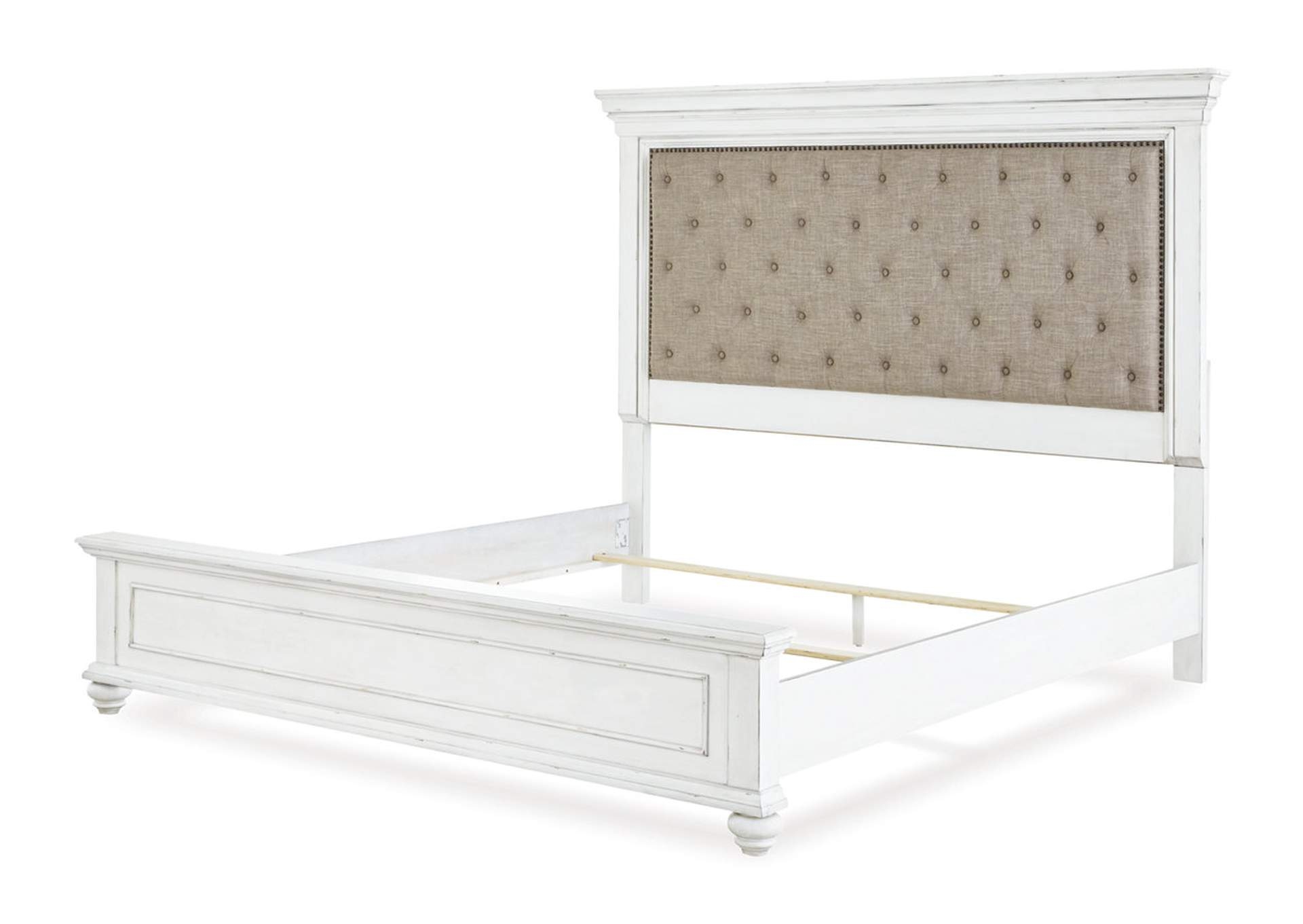 Ashley SM Kanwyn Fabric Upholstered Panel Bed