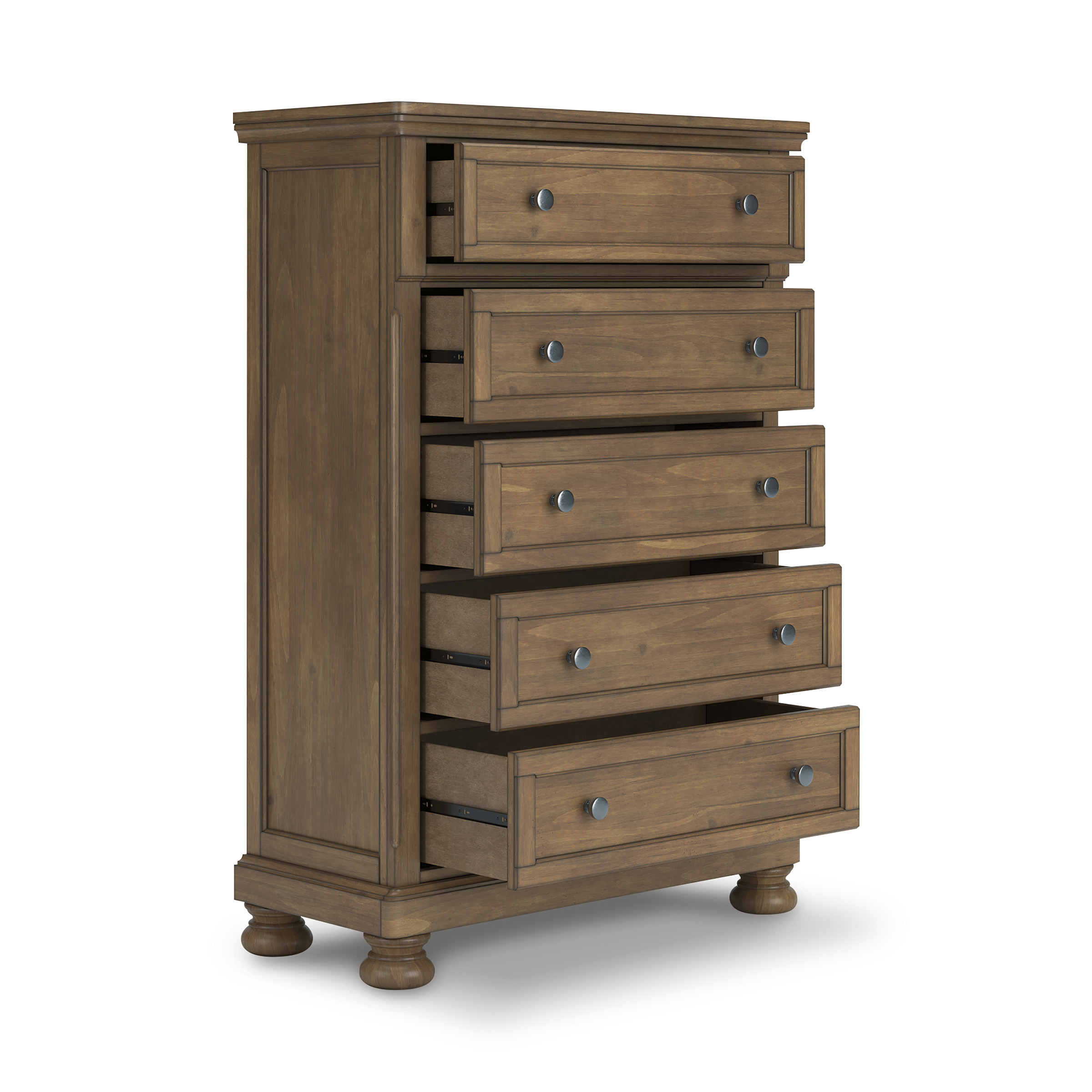 Feddinger Wood Sleigh Storage Bedroom Set
