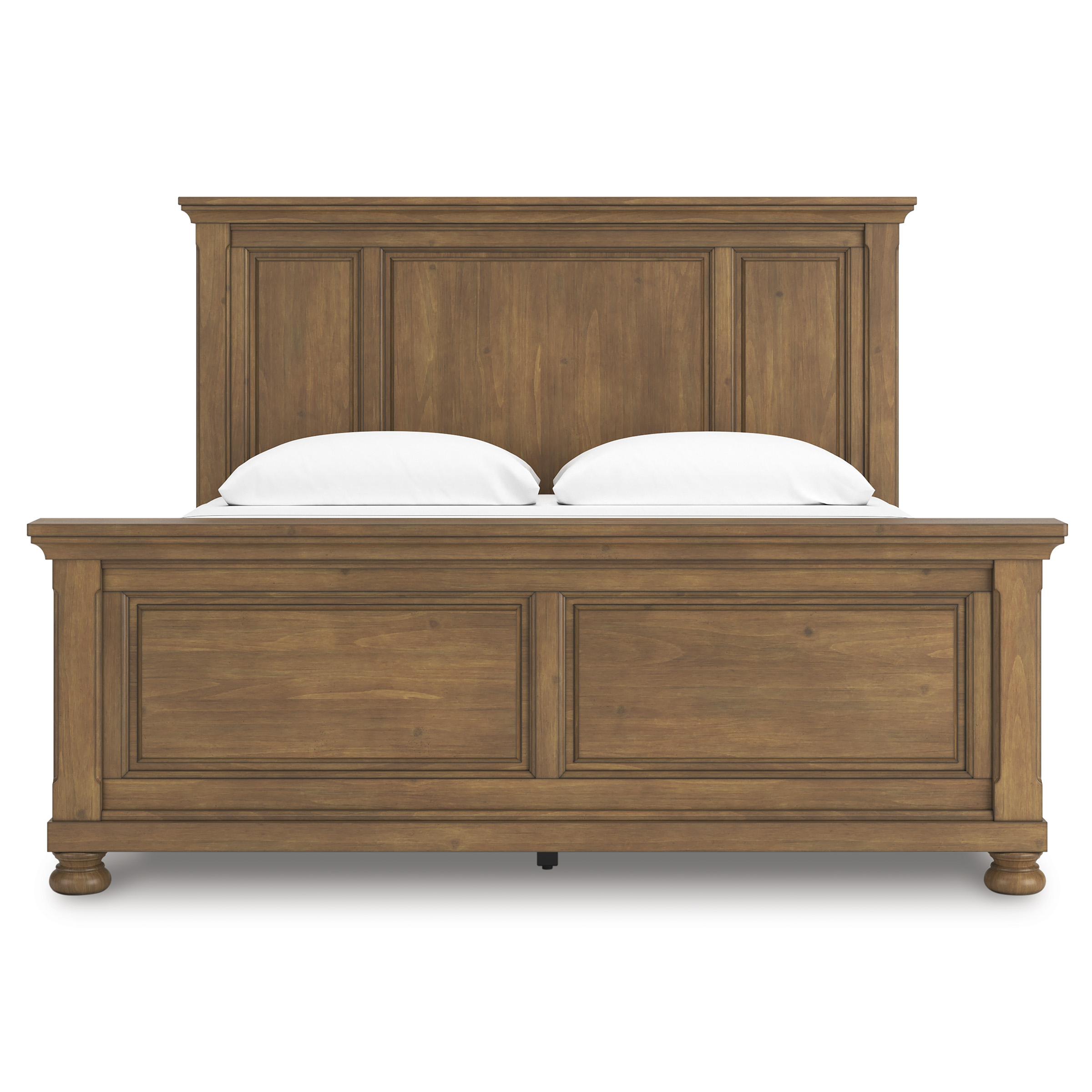 Feddinger Wood Panel Bed, California King Size