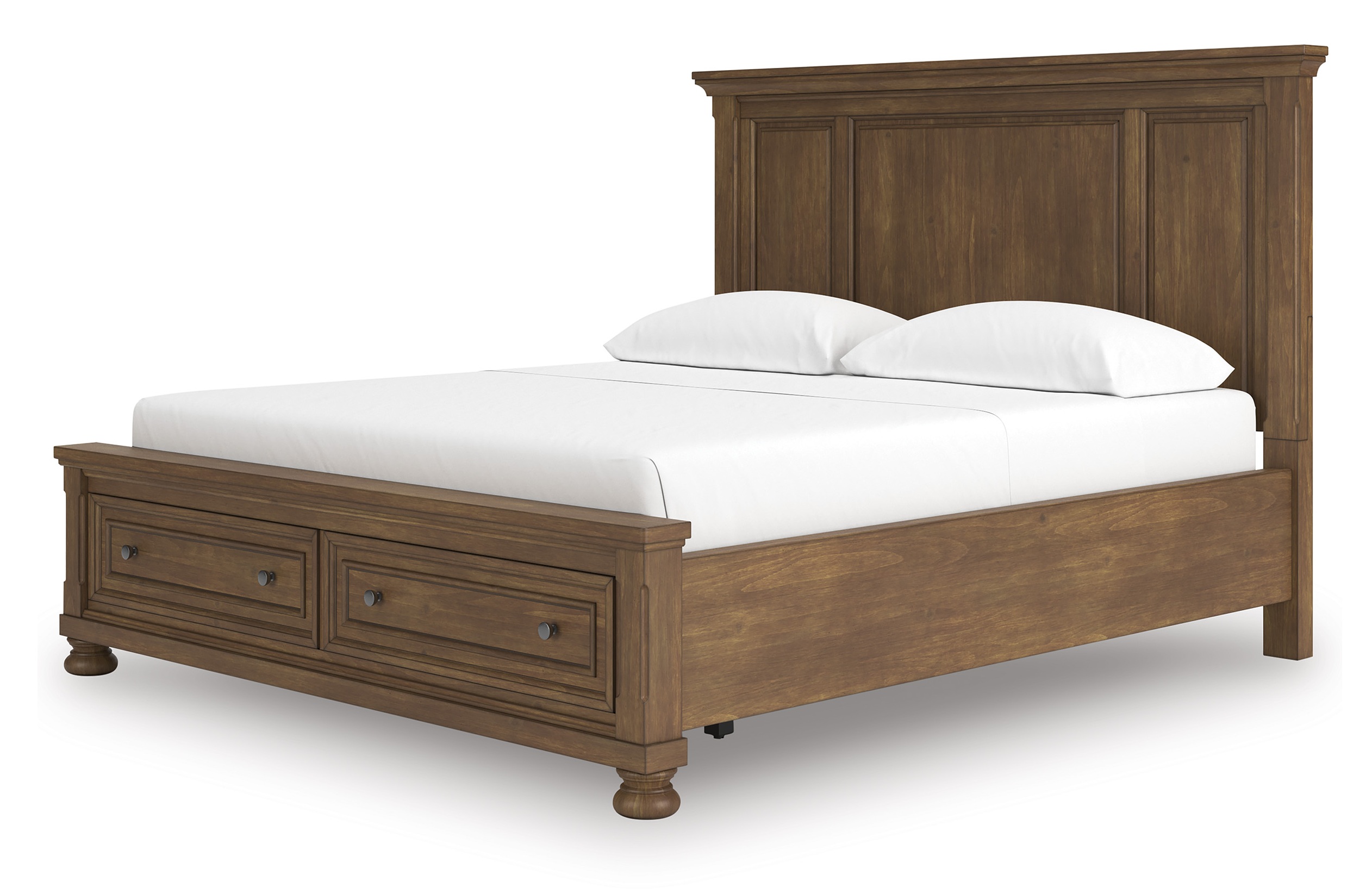 Feddinger Wood Panel Storage Bed, King Size